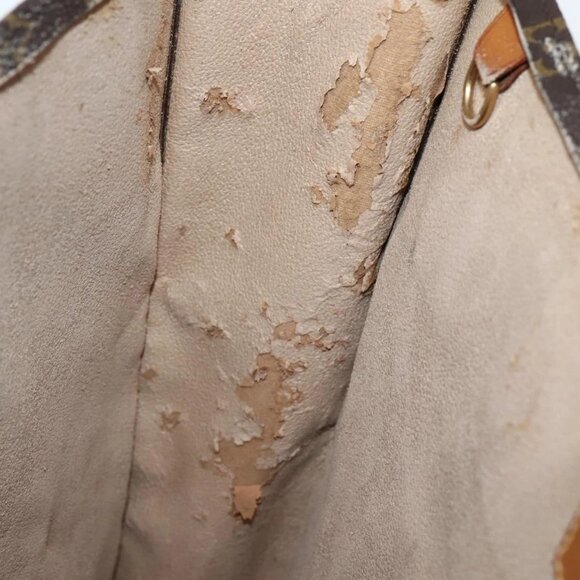 LOUIS VUITTON Monogram Sac Plat Hand Bag M51140 LV Auth 143141 - Picture 12 of 16